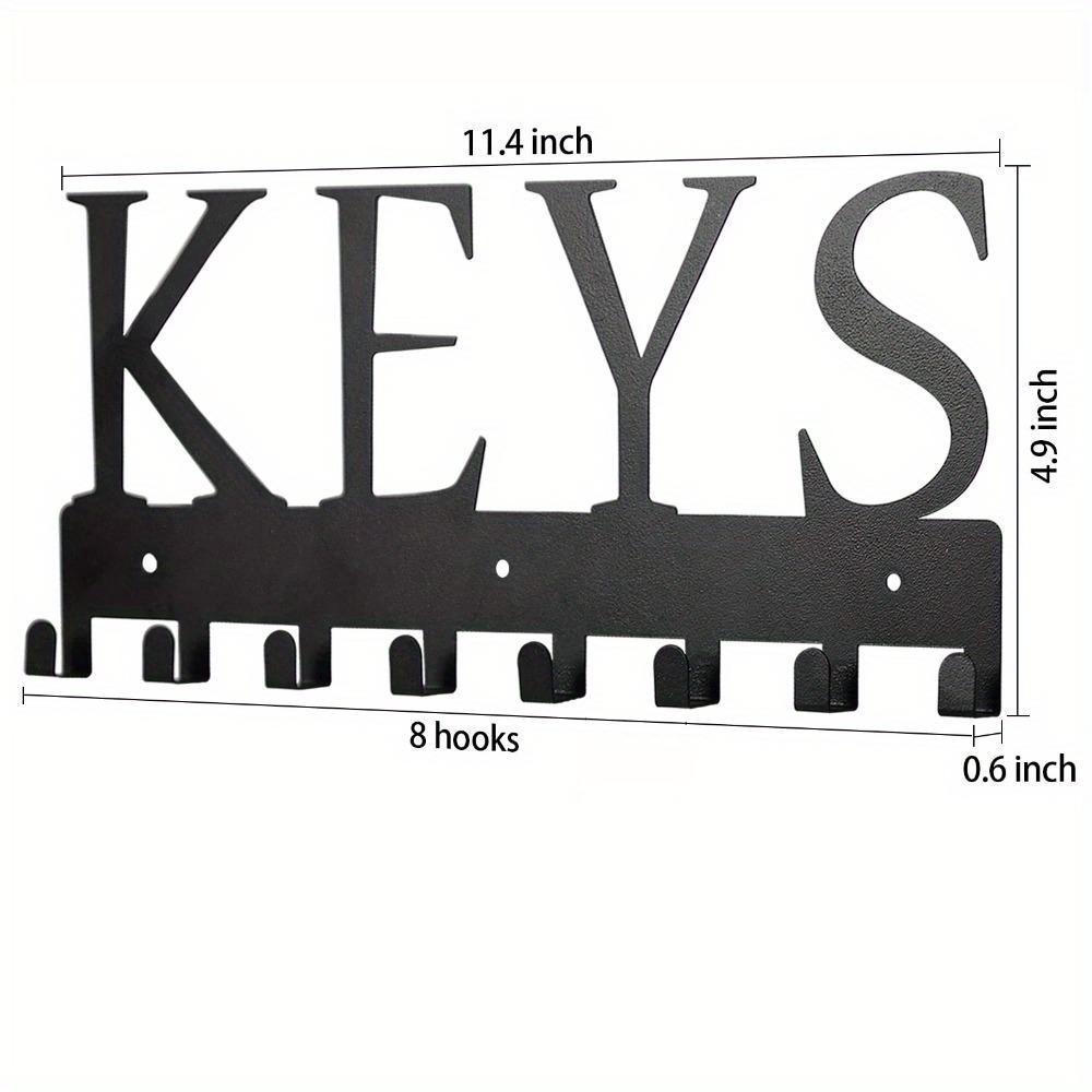 

1шт держатель для ключей на стене вешалка для ключей железный художественный держатель для ключей настенный держатель для ключей органайзер для ключей для прихожей ключи ремни чёрный