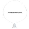 5X Alloy Necklace Magnifying Glass Portable Rding Pendant Magnifier with Chain