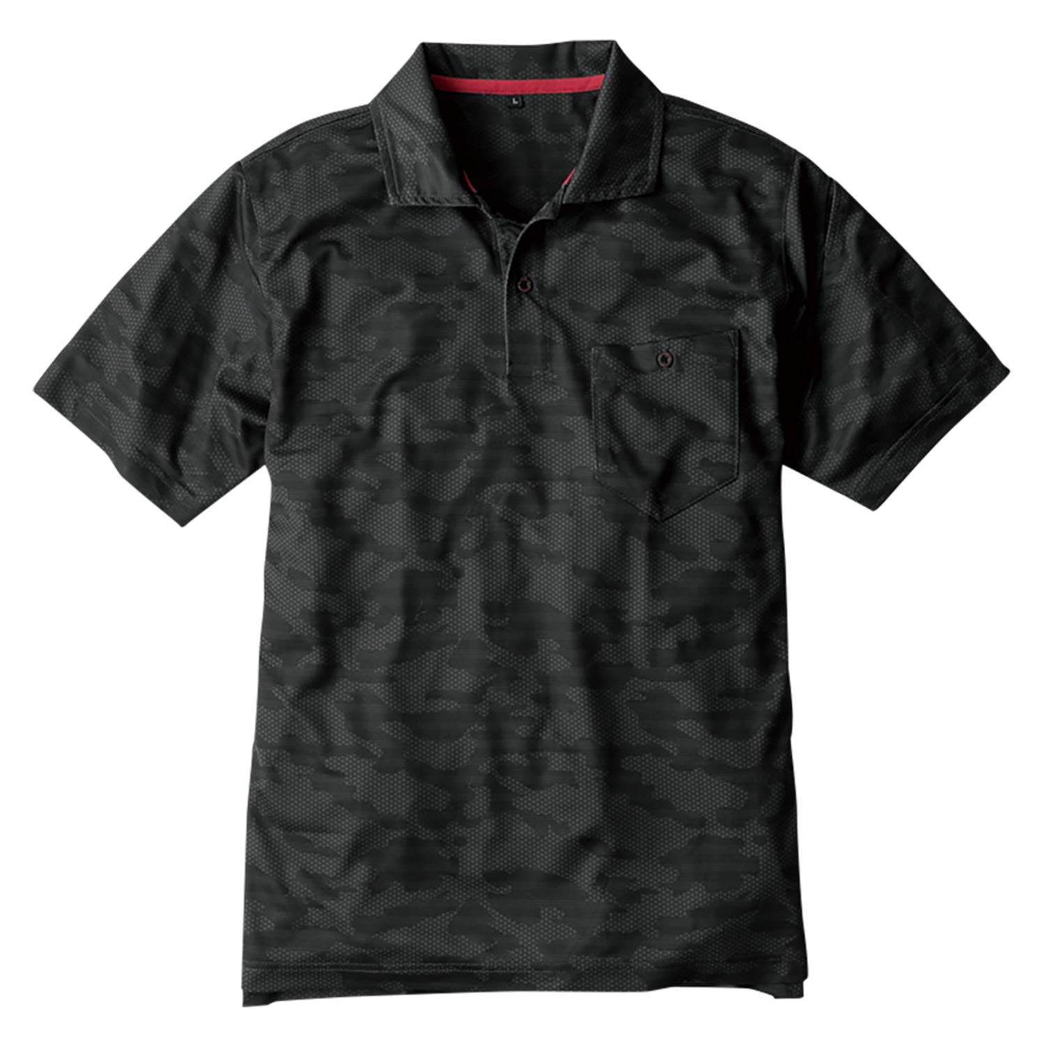 

MAXDRY Air Short Sleeve Polo Camo Size 4L [CO-COS] G-1637 UV+ Shirt, Army,