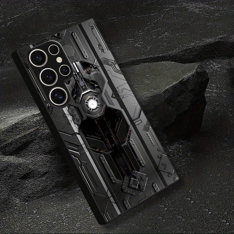 Creativity Mecha Exquisite Luxury High-end PhoneCase Glass PhoneCase for Samsung Galaxy S26 S25 S24 S23 S22 S21 FE,Ultra,Plus