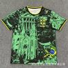Großhandel und Einzelhandel Grenzüberschreitend Brasilien Nationalmannschaft Spezielles Gedenk-Kurzarm-Fußballtrikot Oberteil Kurzarm Fans