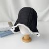 Men's and Women's Daily Bucket Hat Loose Fit Knit Bucket Hat
