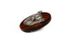 Chihuahua Long-haired – Dog Show Brooch, Starter Number Clip | Art-Dog