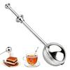 2/4Pcs Stainless Steel Tea Ball Long Handle Fine Mesh Tea Infuser Filter Strainer Food Grade Loose Leaf Steeper Tea Lovers Gifts