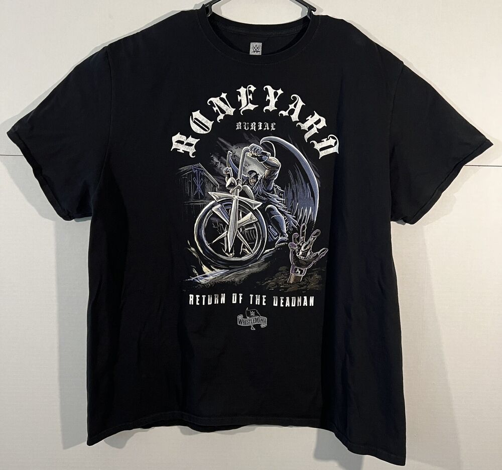 

Футболка унисекс Wwe Wrestlemania Undertaker Return Of The Deadman Boneyard