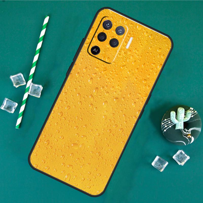 

A Glass of Beer Alcohol Case For Oppo A80 A40 A60 A16 A76 A96 A91 A15 A17 A74 A94 A54 A57S A18 A38 A58 A78 A98 Cover OPPO A17