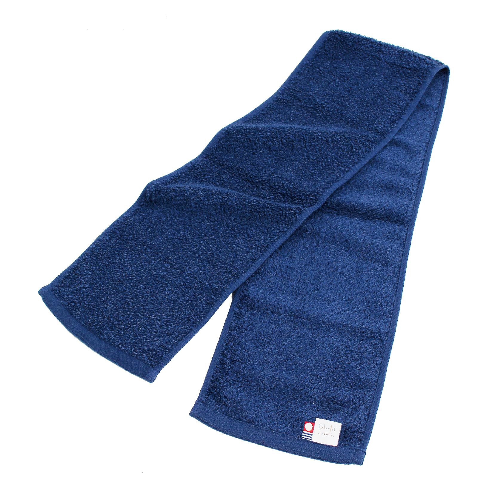 

Imabari Certified Organic Scarf Sports Ideal for Outdoor Mountain and 15cm x 110cm Towel, Towel, Activities, Climbing, Swimwear, (Navy)