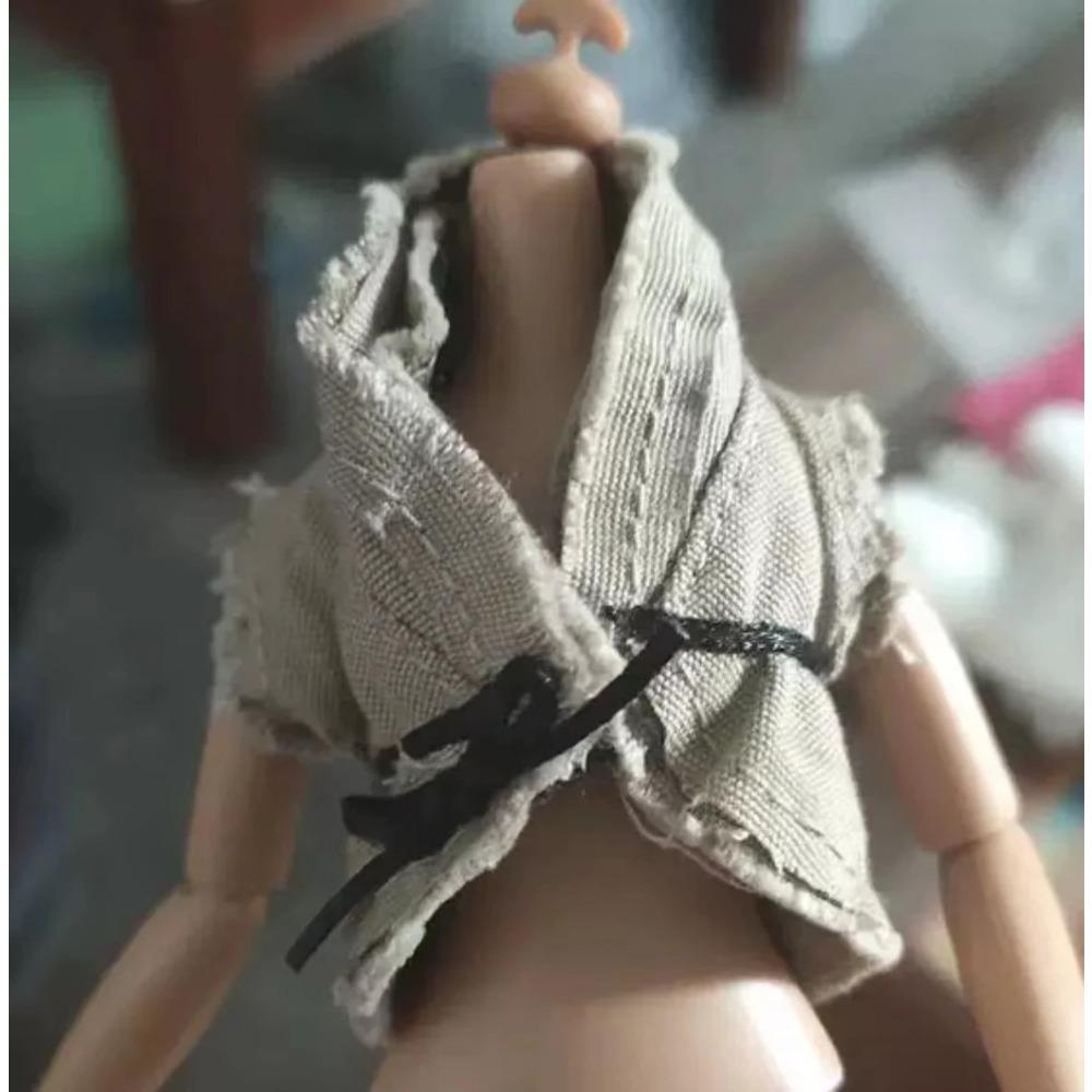 Der Pelzmantel Oberteil Kleid Hose für 30cm Foll Licca Puppe Highschool Puppe Neu eingetroffen Geschenk für Mädchen