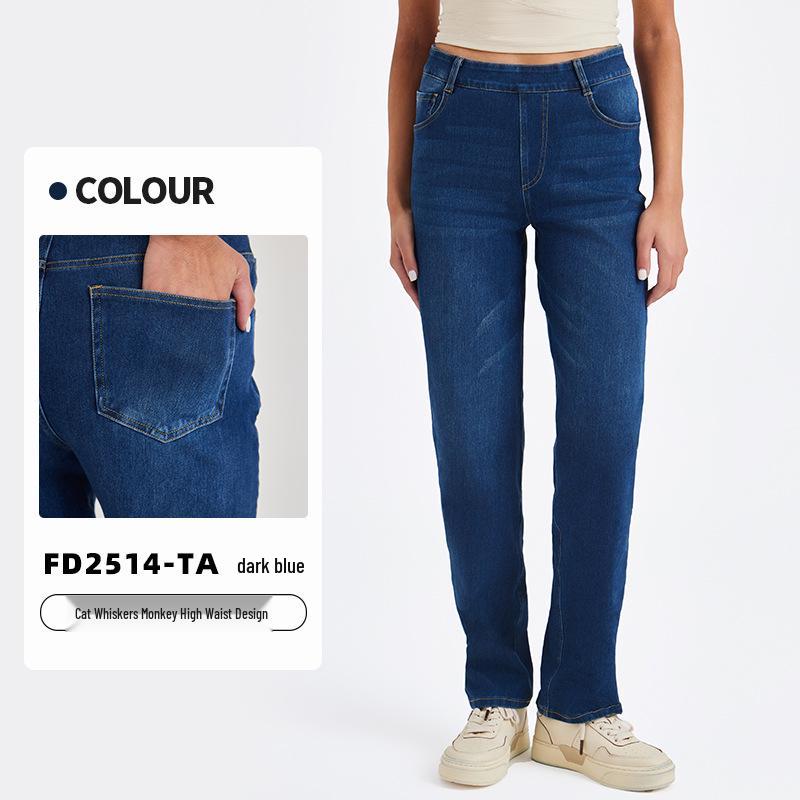 Women's Cross-Border Yoga Fitness Pants, High Elastic Slimming with Pocket, Cat Whiskers Pattern, Breathable, Casual Outerwear.