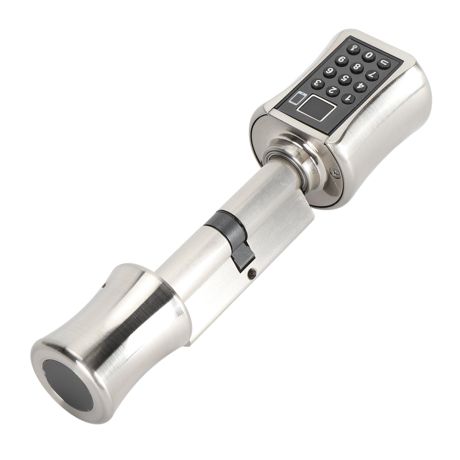 

Smart Keypad Lock Aluminum Alloy App Control Biometric Fingerprint Lock For Wooden Iron Doors