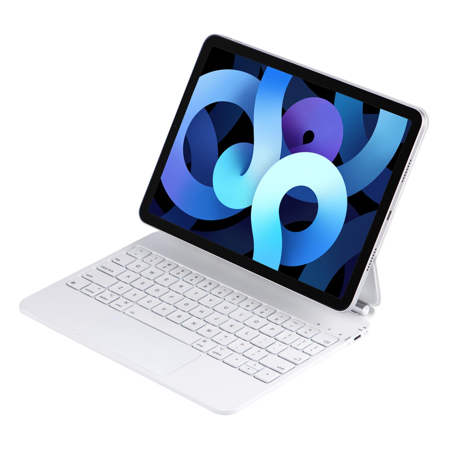 

X7 For iPad Air 11 (2025)/(2024)/Air (2020) (2022)/Pro 11 (2018)/(2020)/(2021)/(2022) Bluetooth-Compatible Keyboard Case White
