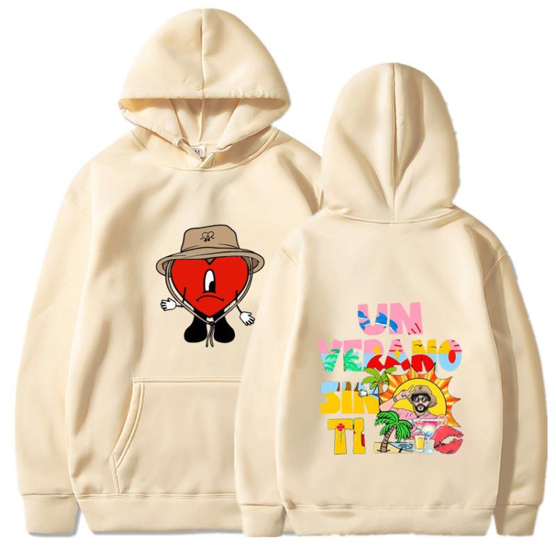 Den nye Un Verano Sin Ti Hoodie Bad Bunny Hoodie for menn og kvinner