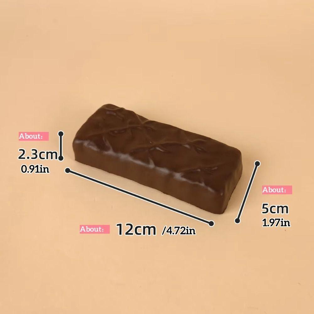 Release Hand Simulation Chocolate Squeeze Toy Sensory Slow Rebound Squeeze Toy for Adult