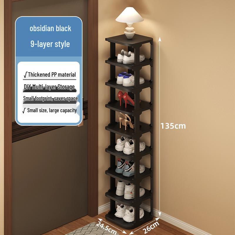 Multi-layer Shoe Rack for Narrow Entrances - Compact Indoor Storage for Dorms & Rental Homes