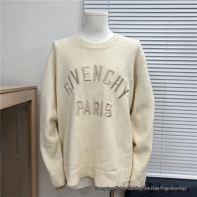 Unisex High-End Jiji Family Logo Mickey Embroidered Sweater