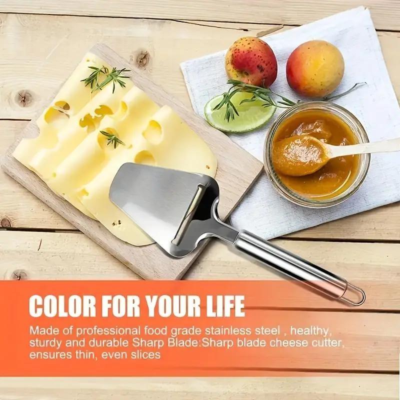 New Stainless Steel Cheese Spatula Cheese Scraper Slicer Kitchen Small Tool Cheese Cutter Kitchen Baking Ham Slicer