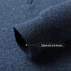Hengyuanxiang Men's 100% Wool Zipper Half-High Collar Sweater