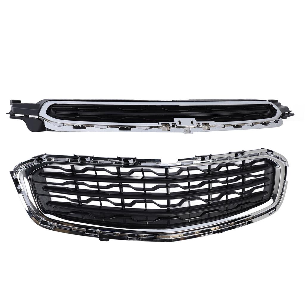 Kühlergrill-Set oben unten Chrom 94516090 95405770 Ersatz für Chevy Cruze J300 2015 bis 2016