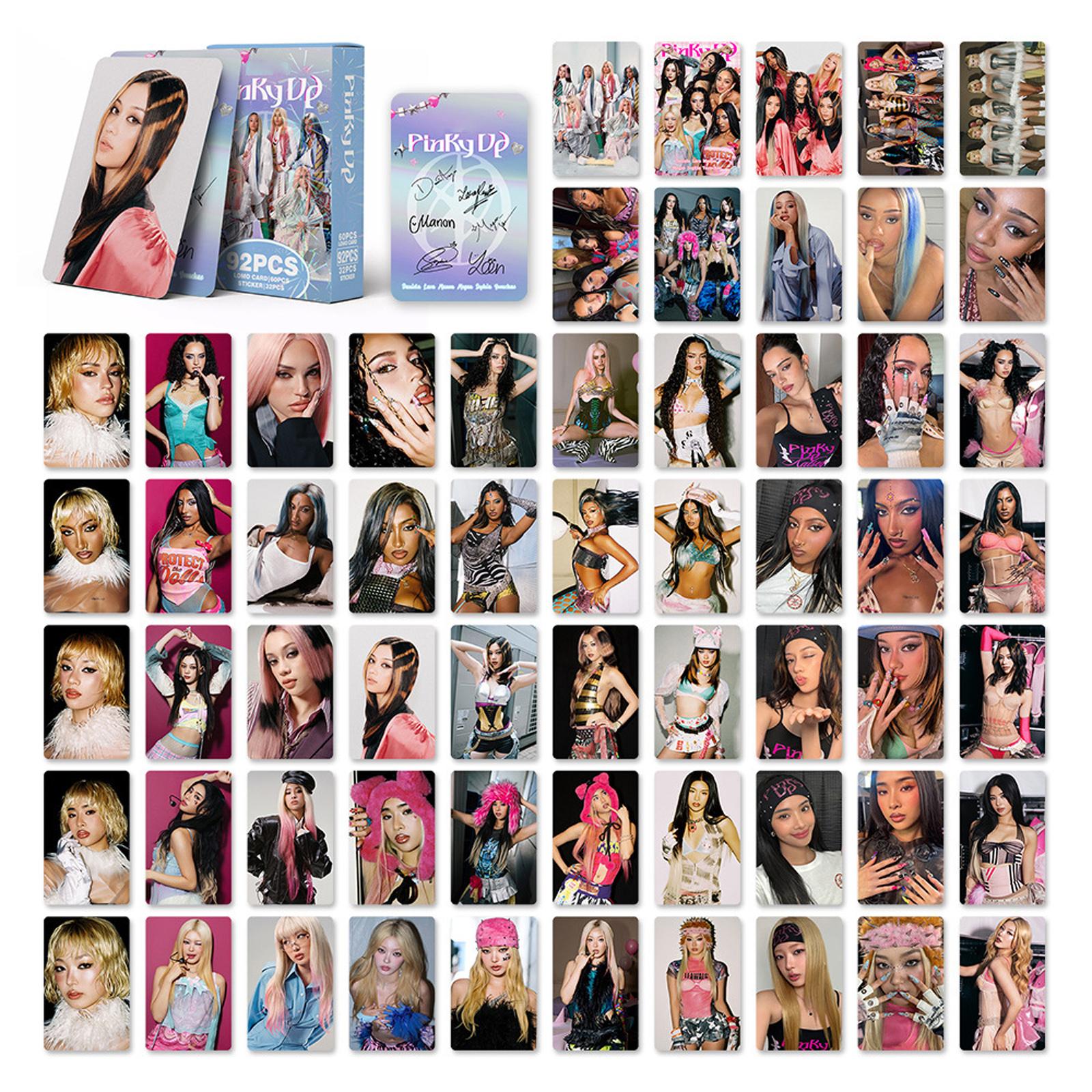 92PCS Girl Group Po Cards, LOMO Collectible Cards for Fans, Gift Set One Size