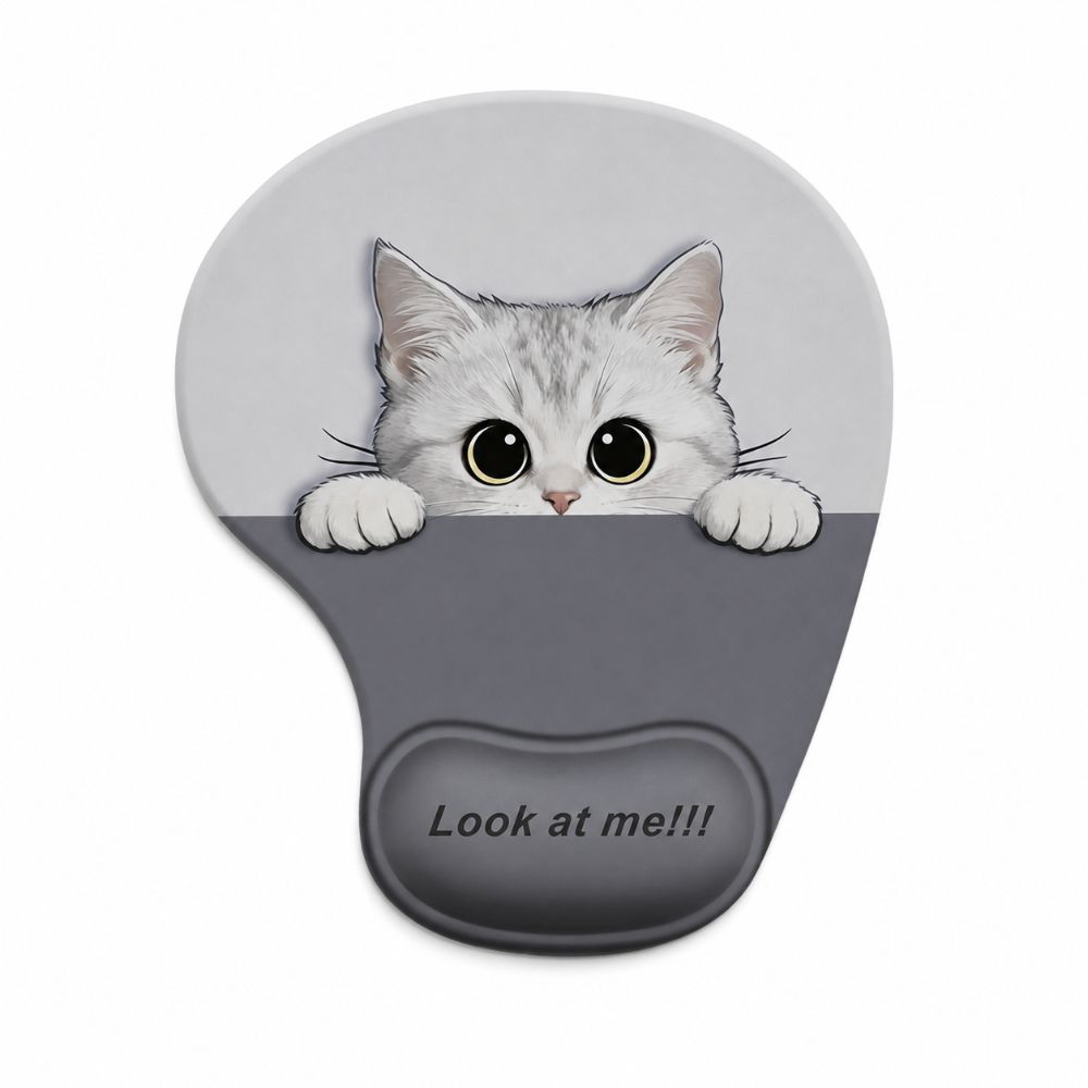 Soft Cartoon Animal Mouse Pad Non-Slip Desktop Wrist Support Comfortable Wrist Rest  Computer