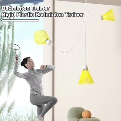 Badminton Trainer Durável Resiliente Fácil Instalação Anti-quebra Dispositivo de Autotreinamento para Jogadores Individuais