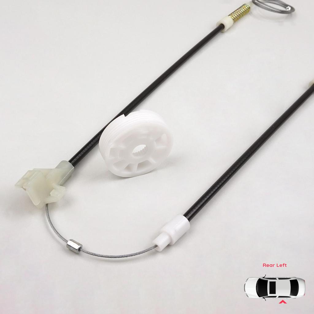 BWR5115 Electric Window Regulator Repair Set Rear Left for VW Golf MK3 1991-1998 5-Door Vento Jetta 1H2 1992-1999 1H4839461A