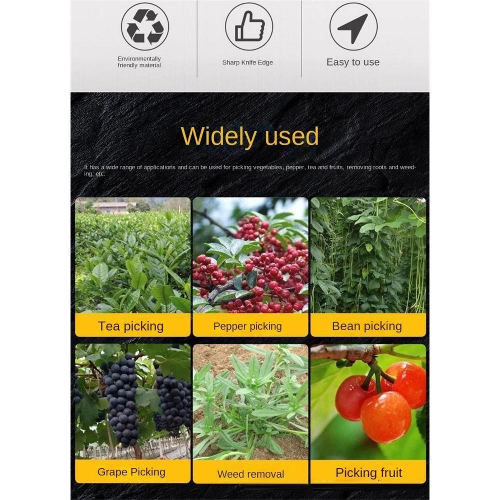 1 zestaw Artefakt do zbierania warzyw Naparstki Wielofunkcyjny Nóż na kciuk Silikonowy Do zbierania warzyw Specjalny do papryki i chili