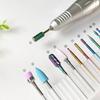11 Pcs/box Professional Ceramic Nail Drill Bit Set Electric Manicure Nail File Bit For Acrylic Gel Nails And Cuticles