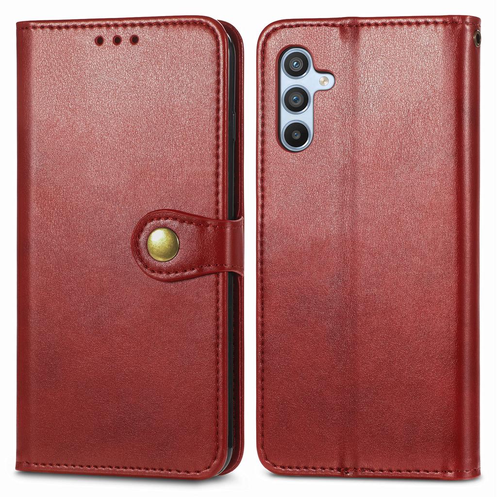 For Samsung Galaxy A36 5G Case Leather Phone Case Wallet Stand Cover with Wrist Strap