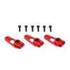 3pcsCelsiusset 25T Steering Servo Arms for 1Celsius10 Remote Control Car Aluminum Alloy Servo Arm