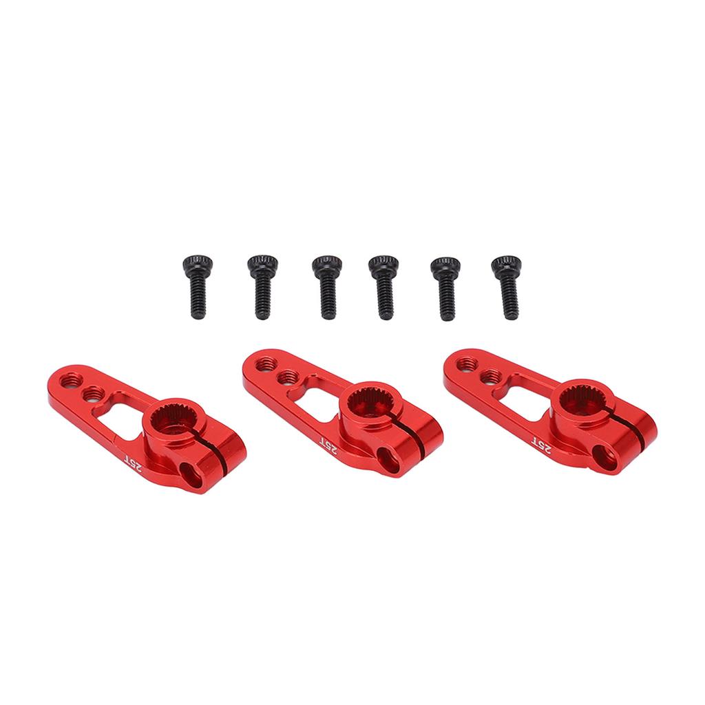 3pcsCelsiusset 25T Steering Servo Arms for 1Celsius10 Remote Control Car Aluminum Alloy Servo Arm