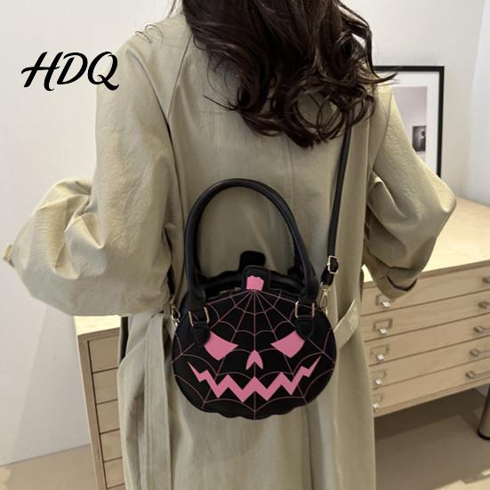 Casual Halloween Decor Pumpkin Purse Women Novelty Crossbody Bag Spooky Cute Purse Handbag for Trick or Treat