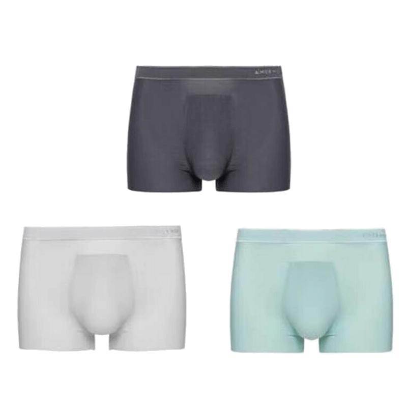 Aimer Men Ice Silk Boxer Briefs 3-Pack
