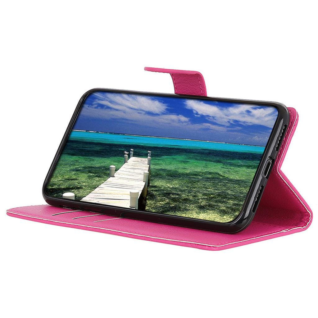 For Samsung Galaxy Xcover7 Leather Case Classic Lychee Texture Phone Wallet Cover