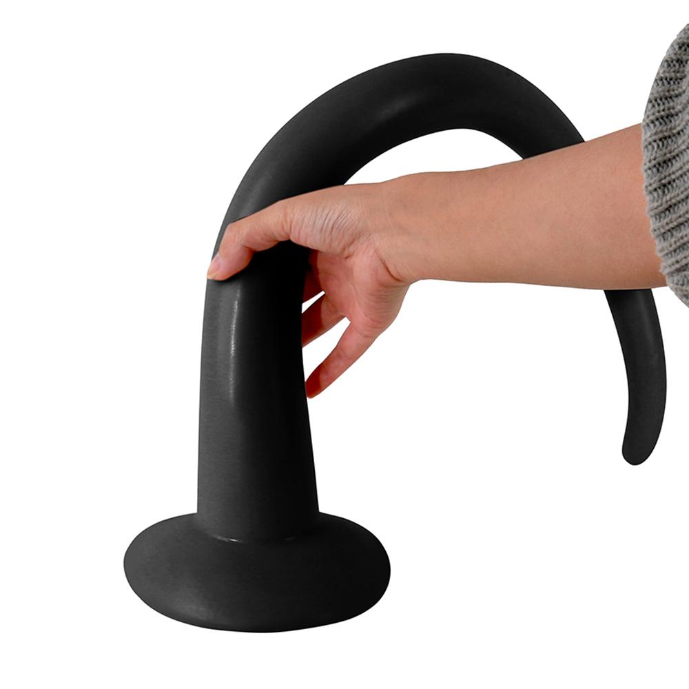 Silikonový anální kolík ocasní anální dilatátor Sexuální hračky pro dospělé Big Dildo s Sucker Fisting Realistický penis Gay BDSM Pegging Slave