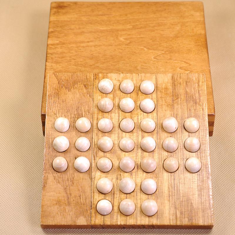 Board Games Adult Classical Educational Toys Europe Board Game Single Chess Peg Solitaire Tables Games Adult Board Games