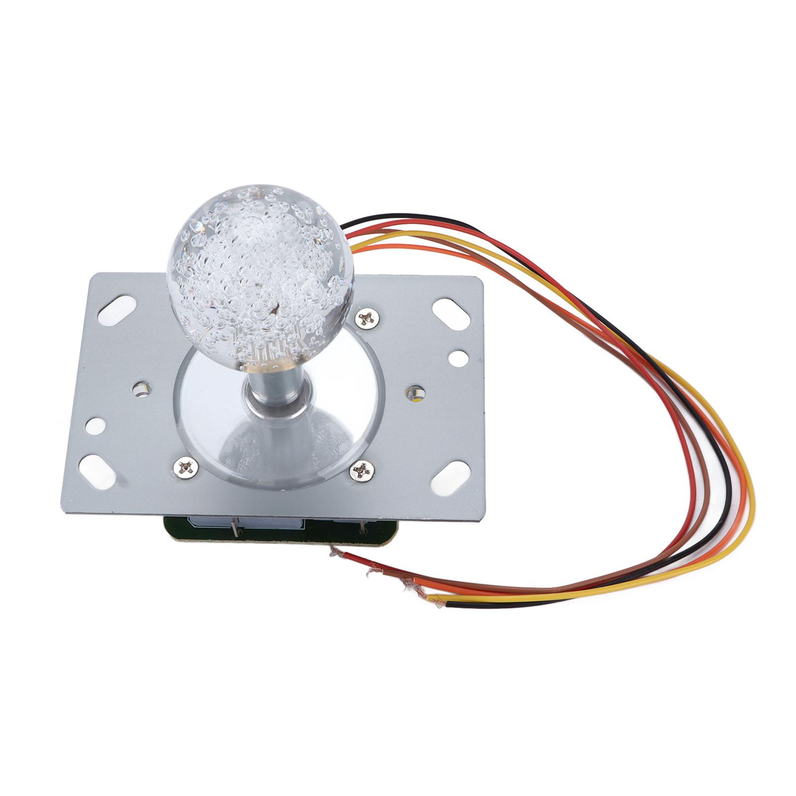 

Аркадный джойстик, цветной светочувствительный аркадный джойстик с 5-контактным кабелем, хрустальный шар для игровых развлечений