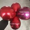 Dvouvrstvá sada třešňových balónků na Valentýna, svatby a oslavy