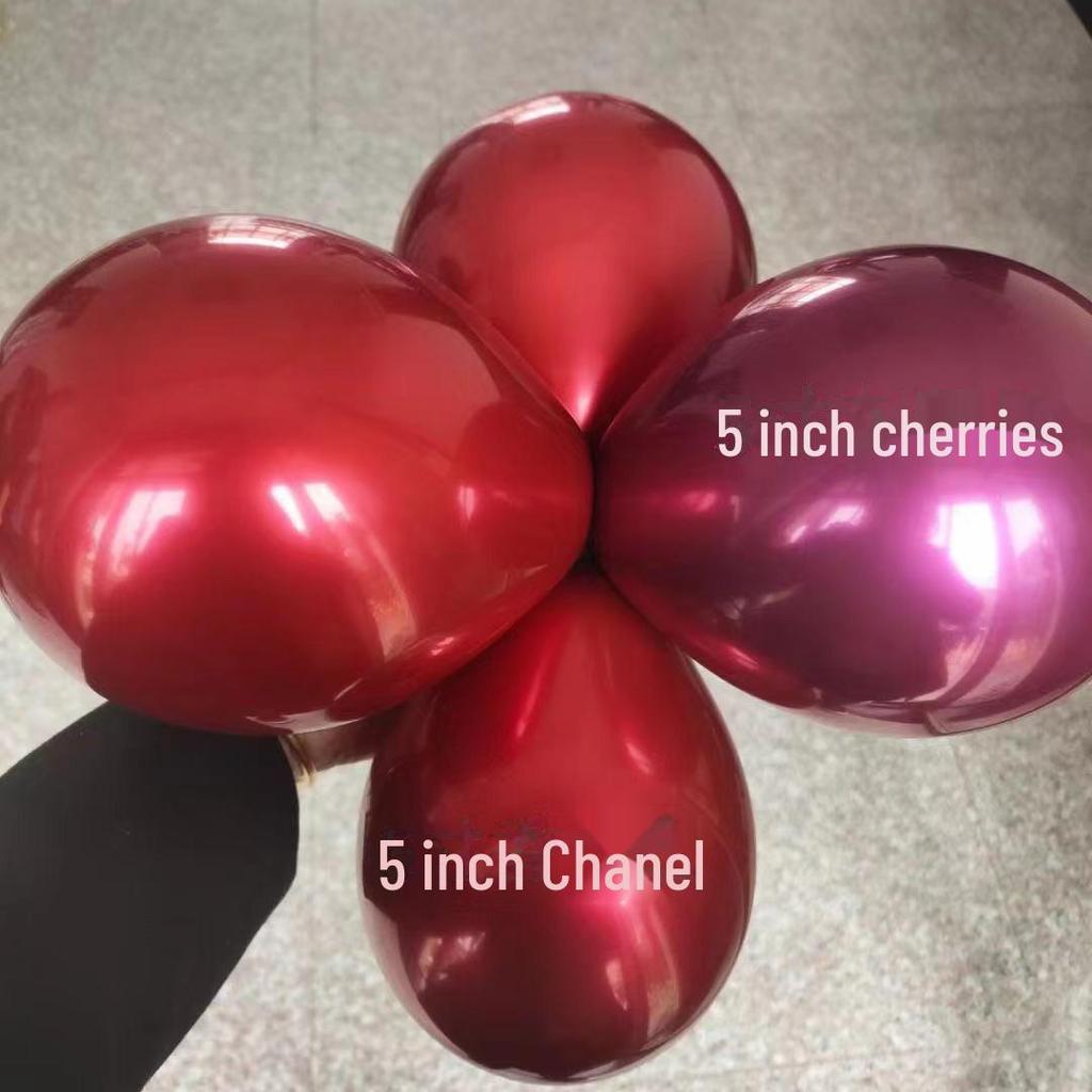 Dvouvrstvá sada třešňových balónků na Valentýna, svatby a oslavy