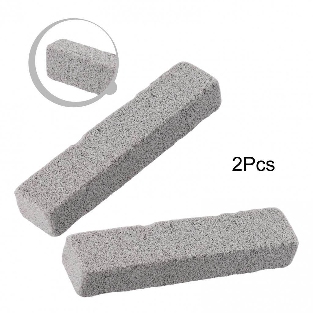 2 Pack Pumice Scouring Pads Designed for Hard Water Rings and Grime Removal