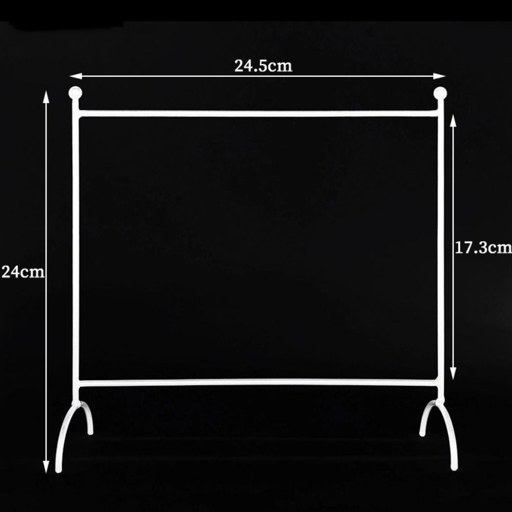 Iron Mini Cloth Organizer Black White Dollhouse Furniture Gift Doll Clothes Rack 1/6 1/12 Doll
