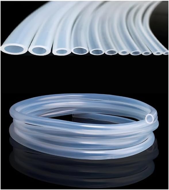 

MOCOXYKLXY Силиконовая резина 2 мм внутренний 4 мм внешний 1 мм 1 м Тепло- и погодостойкая Водостойкая Резина Воздух Воздушный насос 1 м Трубка, Шланг, Диаметр, Диаметр, Толстый, Длина,