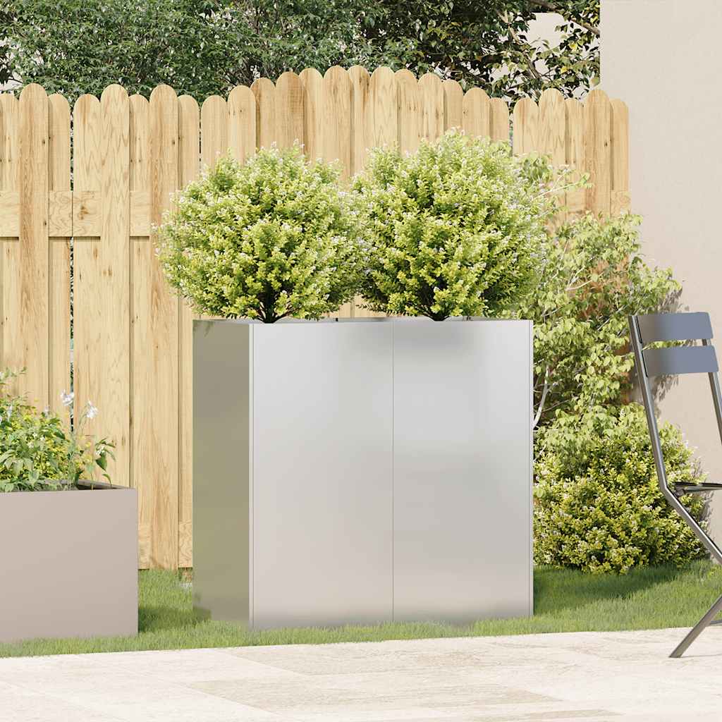Planter Box 80x40x80 cm Stainless Steel