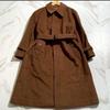 Used Yves Saint Laurent Trench Coat Brown Long Length Yves Saint Laurent