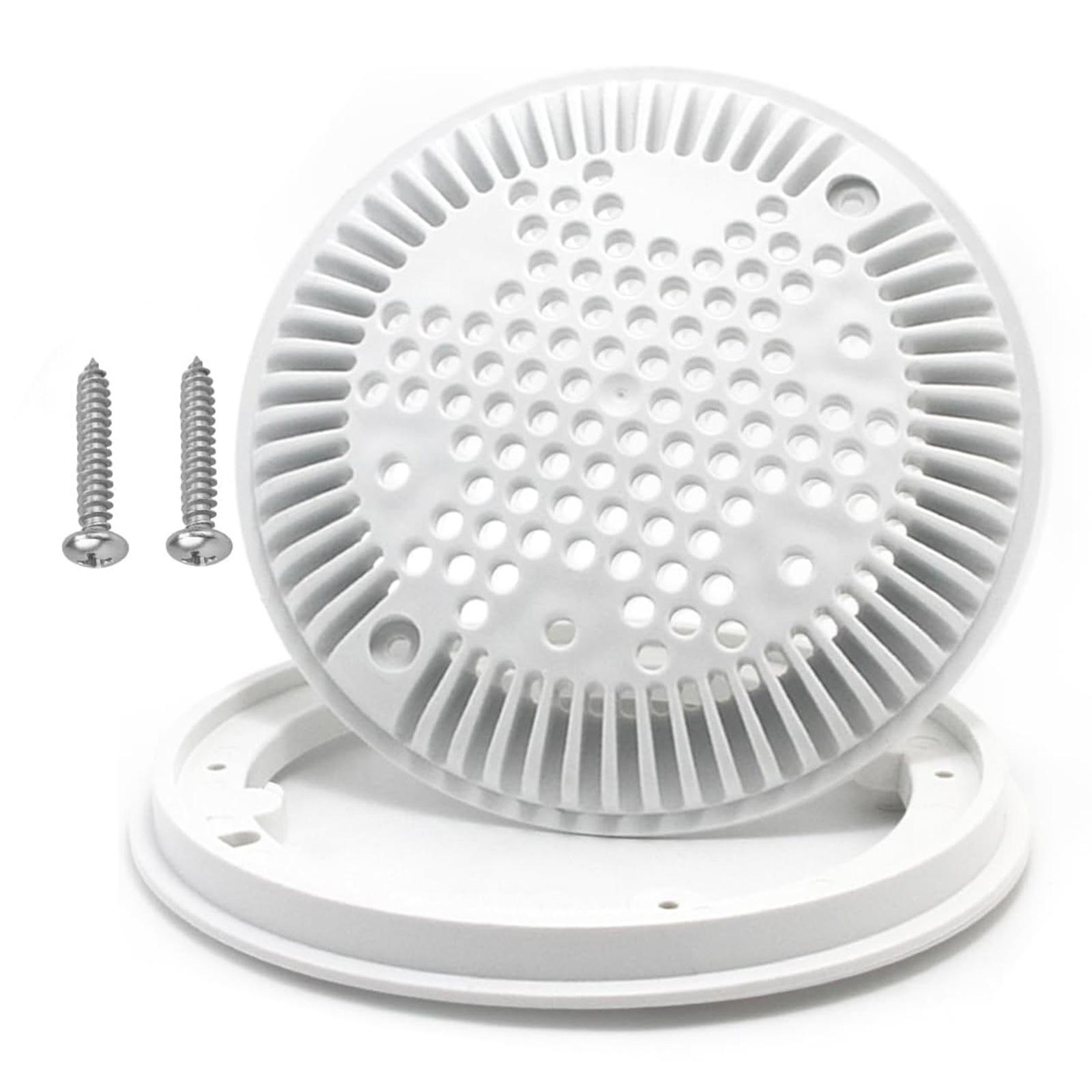 

Набор круглых крышек для слива бассейна 8 дюймов Крышка для всасывания основного слива Аксессуар для обслуживания бассейна Пластиковая текстура для бетонных бассейнов