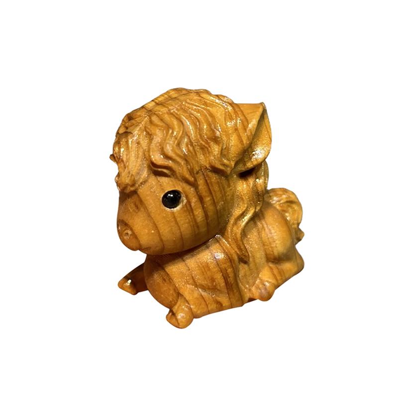 

Маленькие статуэтки животных из дерева, вырезанные вручную, туя, дерево, симпатичная мини-скульптура, декоративное искусство, ручная работа, украшение ручной работы