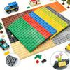 5 Pièces Briques de Construction Plaque de Base Double Face 8x16 Points Éducatif Créatif Taille Compatible avec 92438 Jouets pour Enfants Jouets