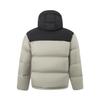 Li-Ning Color Block Zipper Letter Hooded Casual Down Jacket Unisex Outerwear AYMV435-3