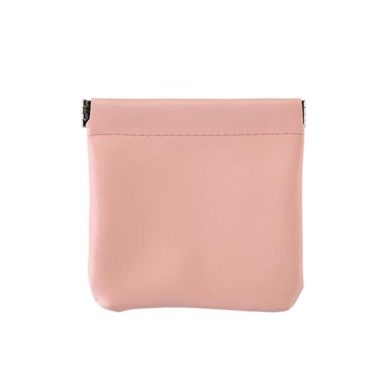 

Сумка для хранения, легкая сумка для макияжа из искусственной кожи, прочная стильная портативная сумка для хранения для домашних путешествий M розовый