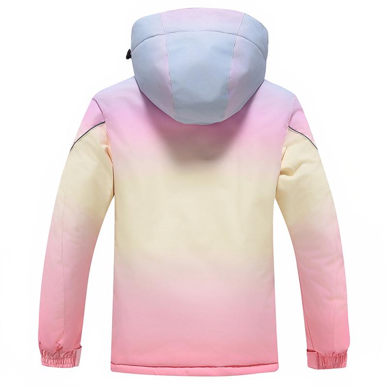 Girls' Winter Ski Suit: Windproof Waterproof Jacket & Pants Set